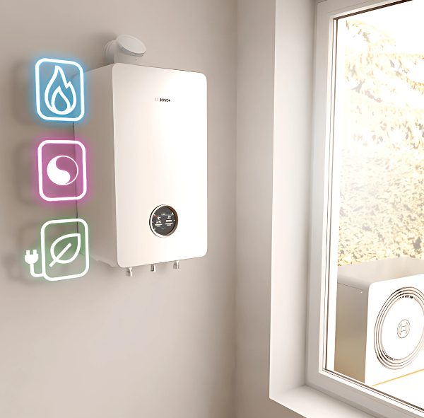 Bosch Compress Hybrid 5800i – Hybridheizung von Prylewski SHK in Limburg installiert